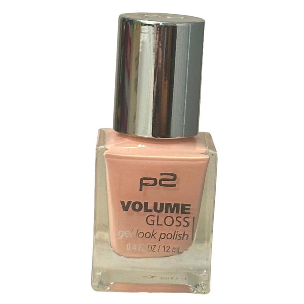 P2 Volume Gloss Gel Look Princess Pink Nail Polish NWT
